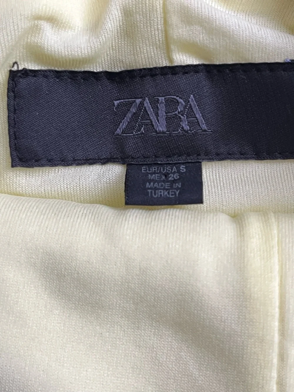 NWOT Halter Peplum Top in Light Lemon Yellow Lemonade - Picture 8 of 11